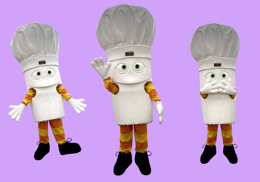 chef hat mascot