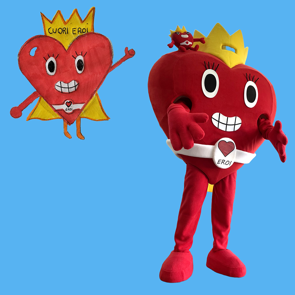 cuori eori cuore mascotte
