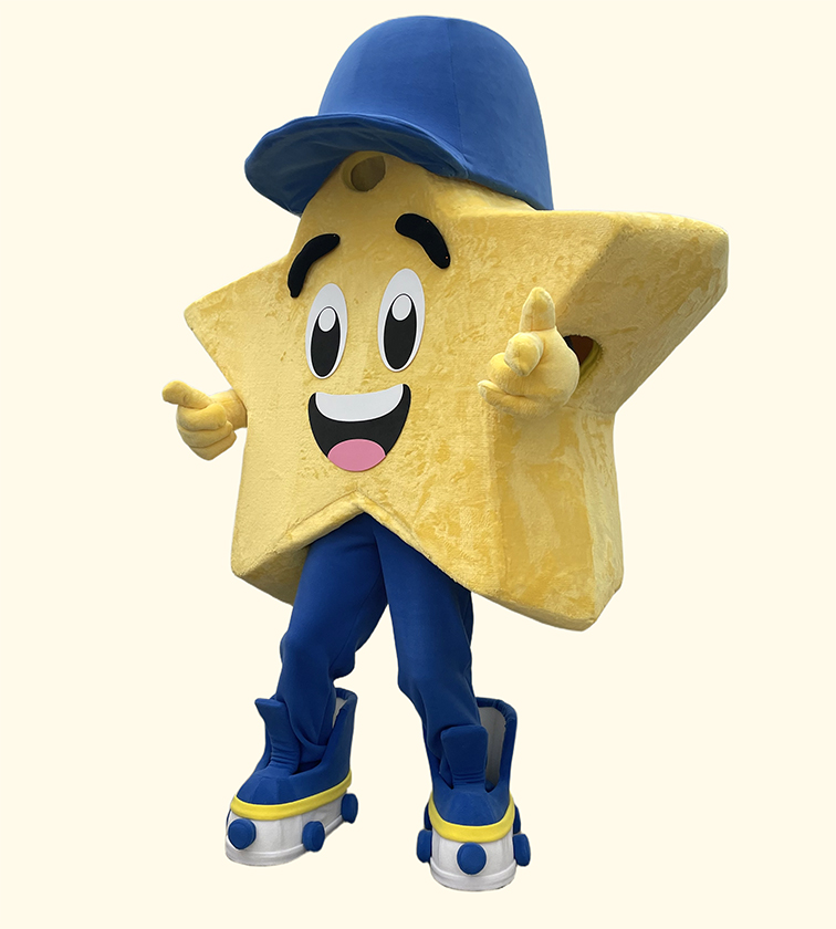 star mascot and costumes