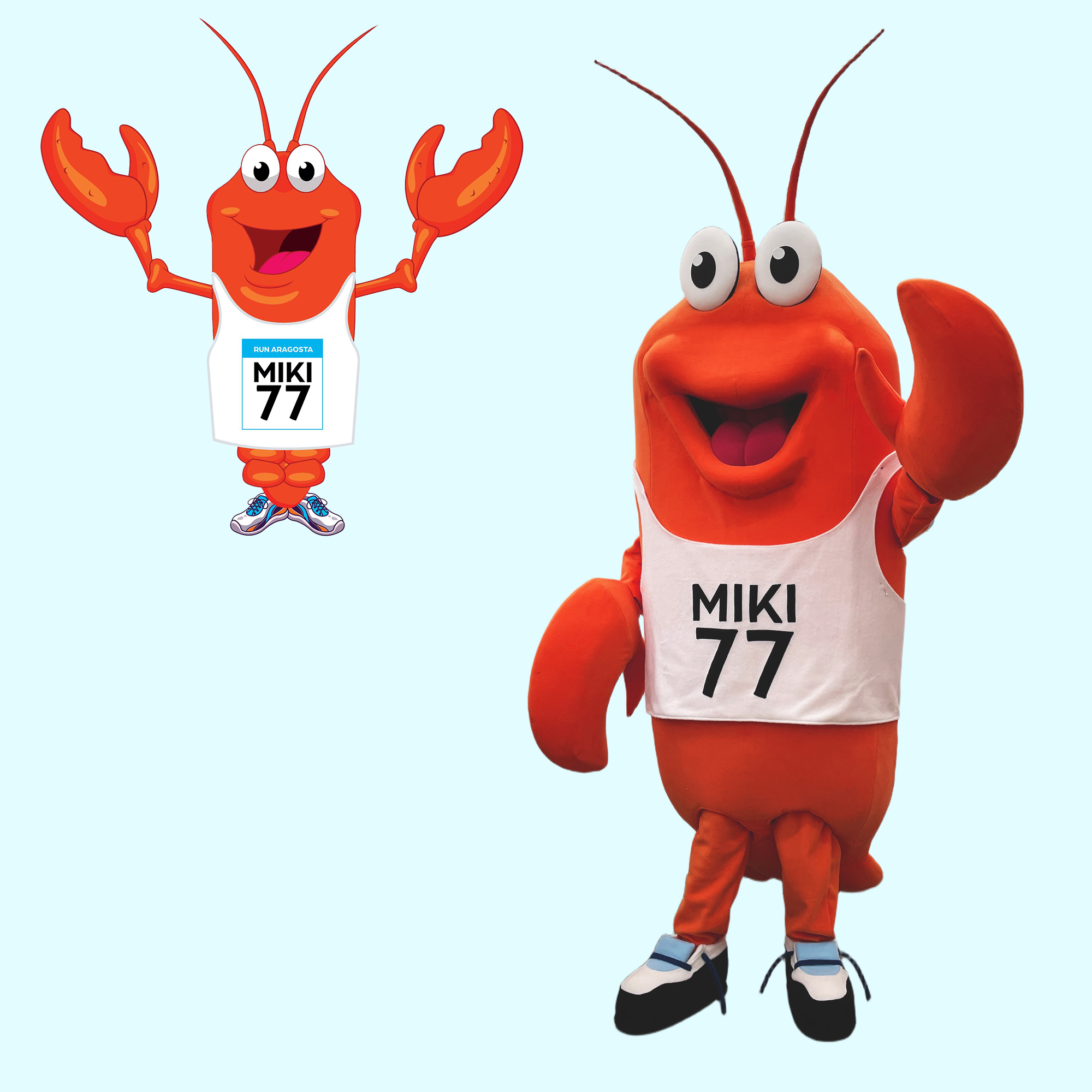 Mascotte Aragosta miki